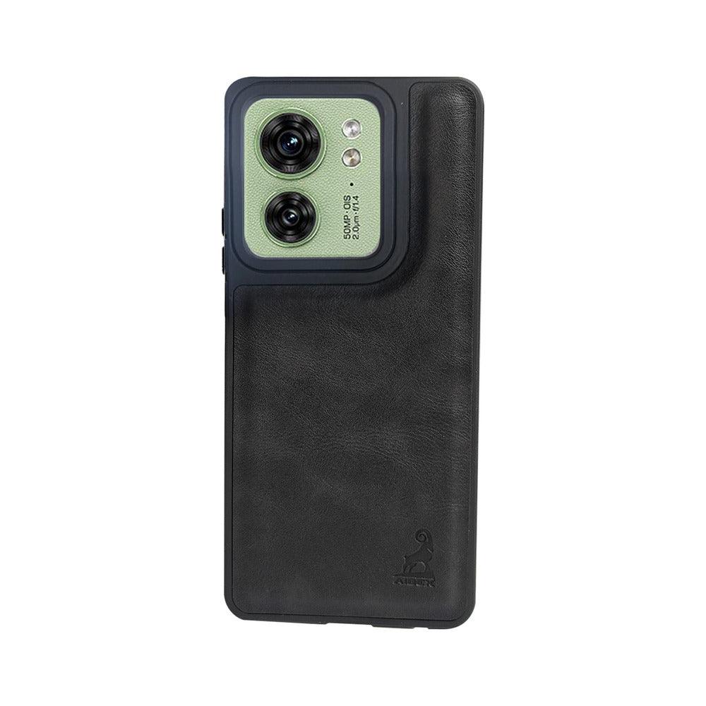 Aibex Shield Back Cover For Motorola Edge 40 | Vegan Leather - Aibex